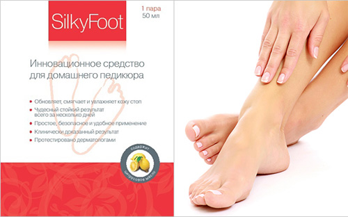 Носочки для педикюра SilkyFoot